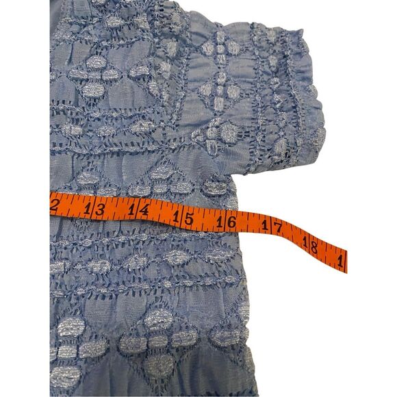 East 5th Petite Lace T Shirt Fairycore Preppy Summer Coastal Beach Coquette - Picture 7 of 9